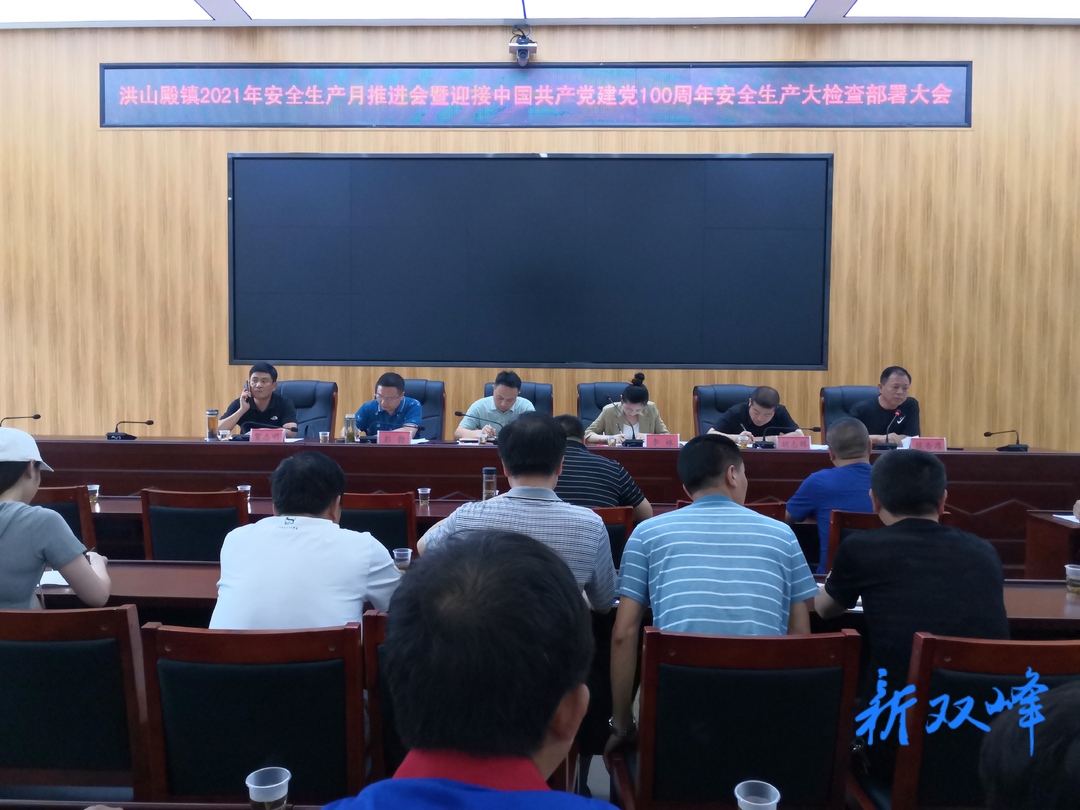 洪山殿镇部署当前安全生产工作