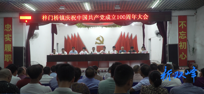 庆祝中国共产党成立100周年：梓门桥镇