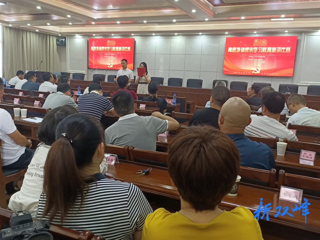青树坪镇举办党史学习教育演讲比赛