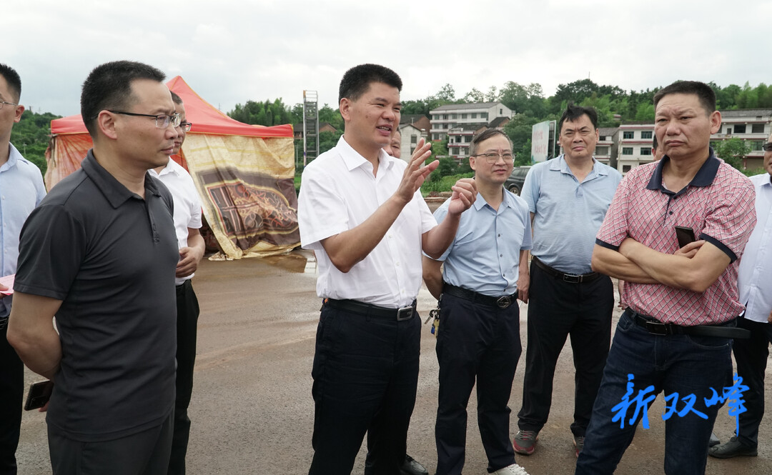 禹敏调研重点项目建设