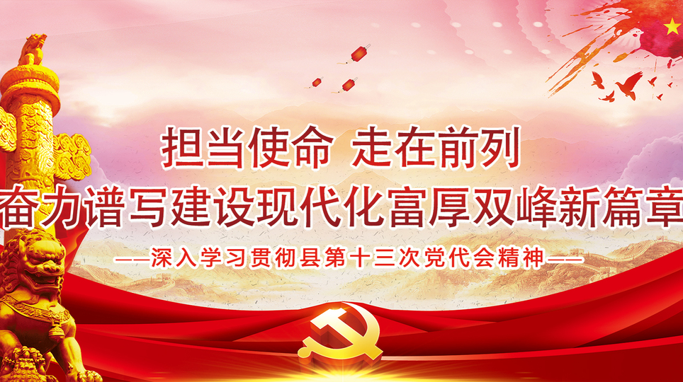 深入学习贯彻县第十三次党代会精神