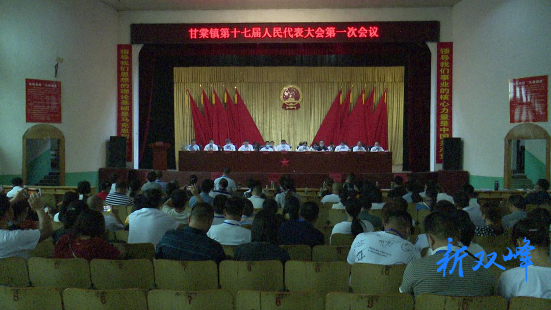 甘棠镇十七届人大一次会议召开
