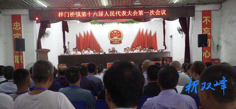 梓门桥镇十六届人大一次会议召开