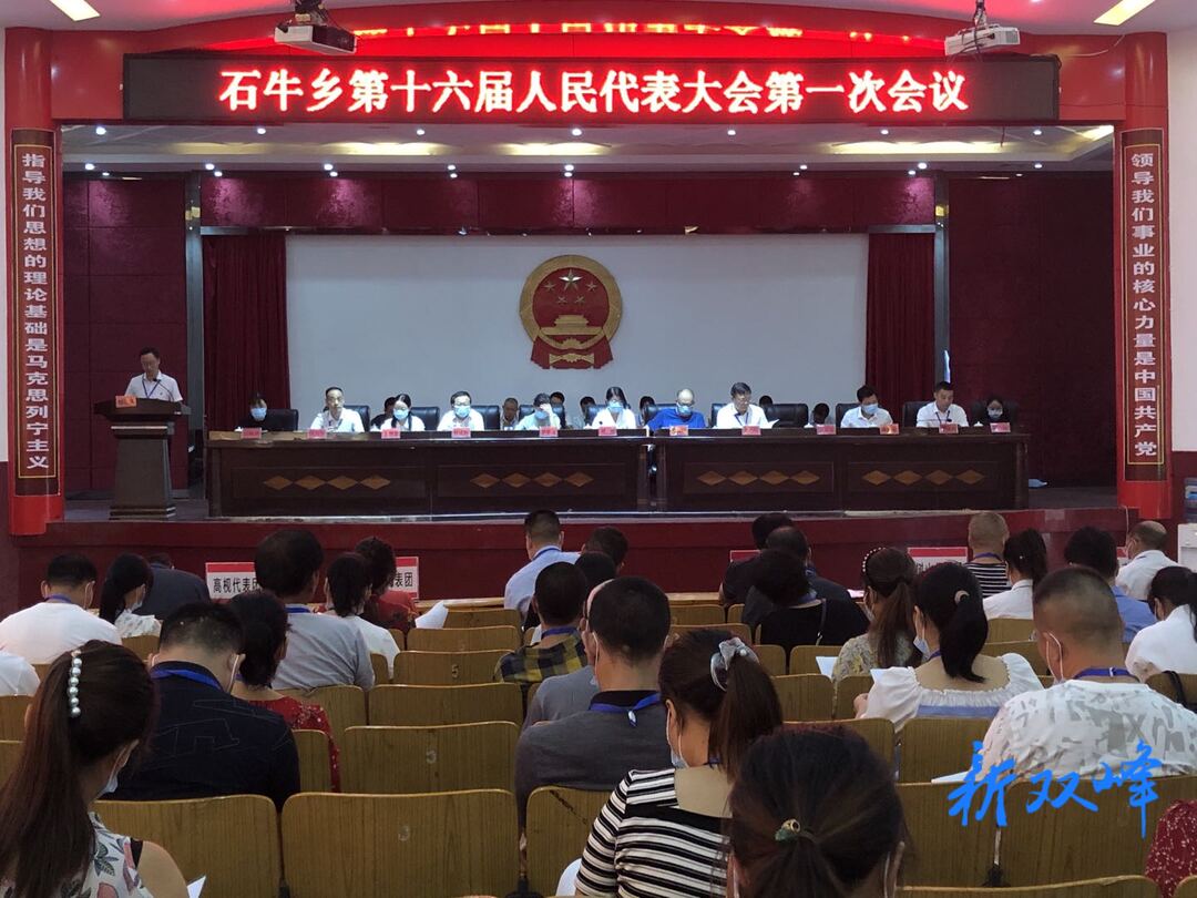 石牛乡十六届人大一次会议召开