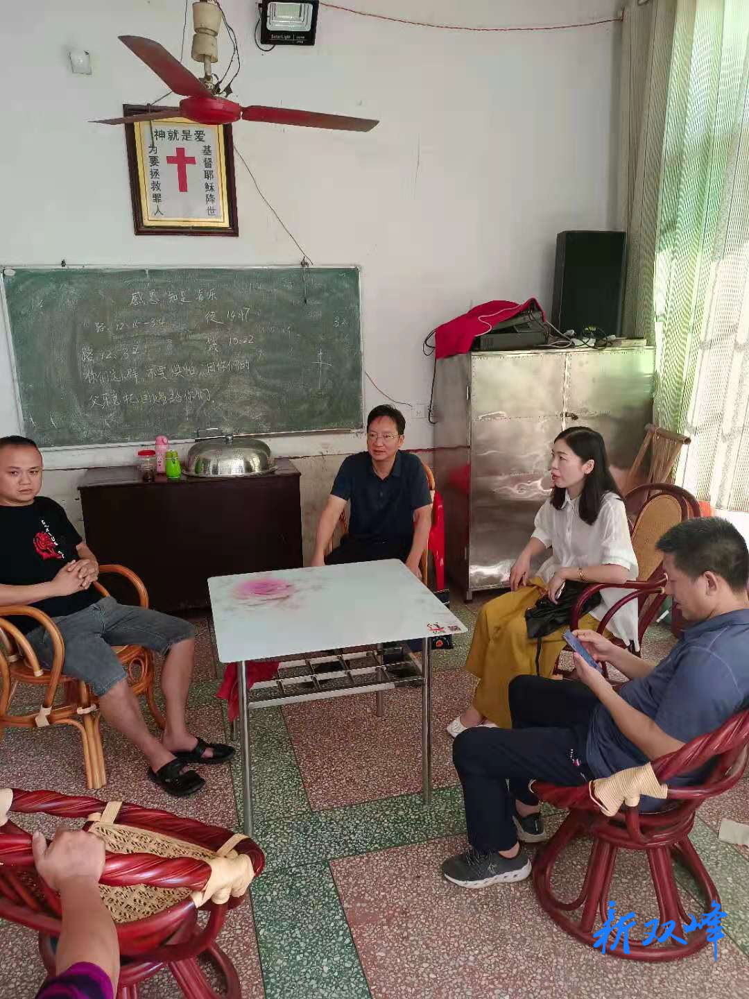 县委统战部到石牛督查宗教工作