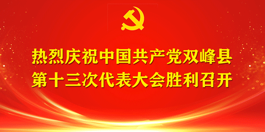 双峰县第十三次党代会召开预备会议