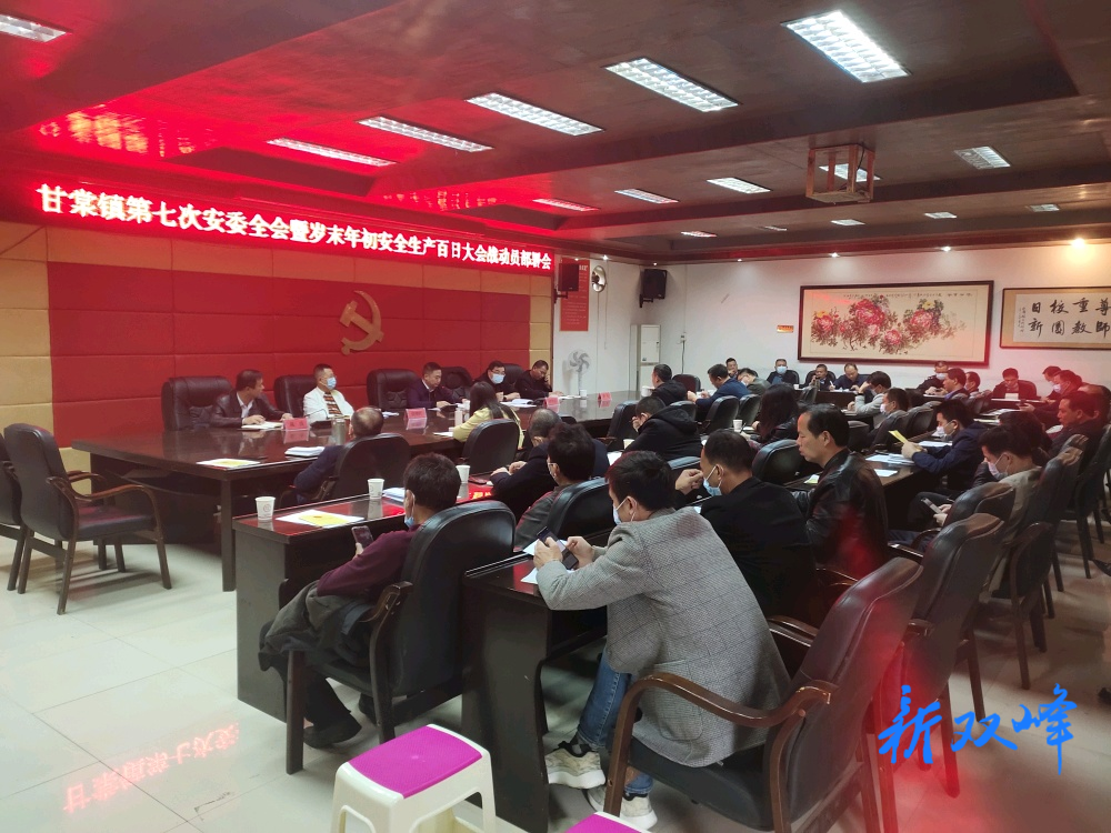 甘棠镇部署岁未年初安全生产百日大会战