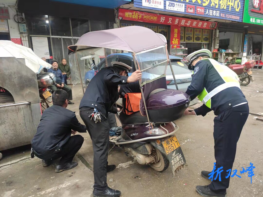 走马街镇整治摩托车、电动车、电动自行车违法行为效果好