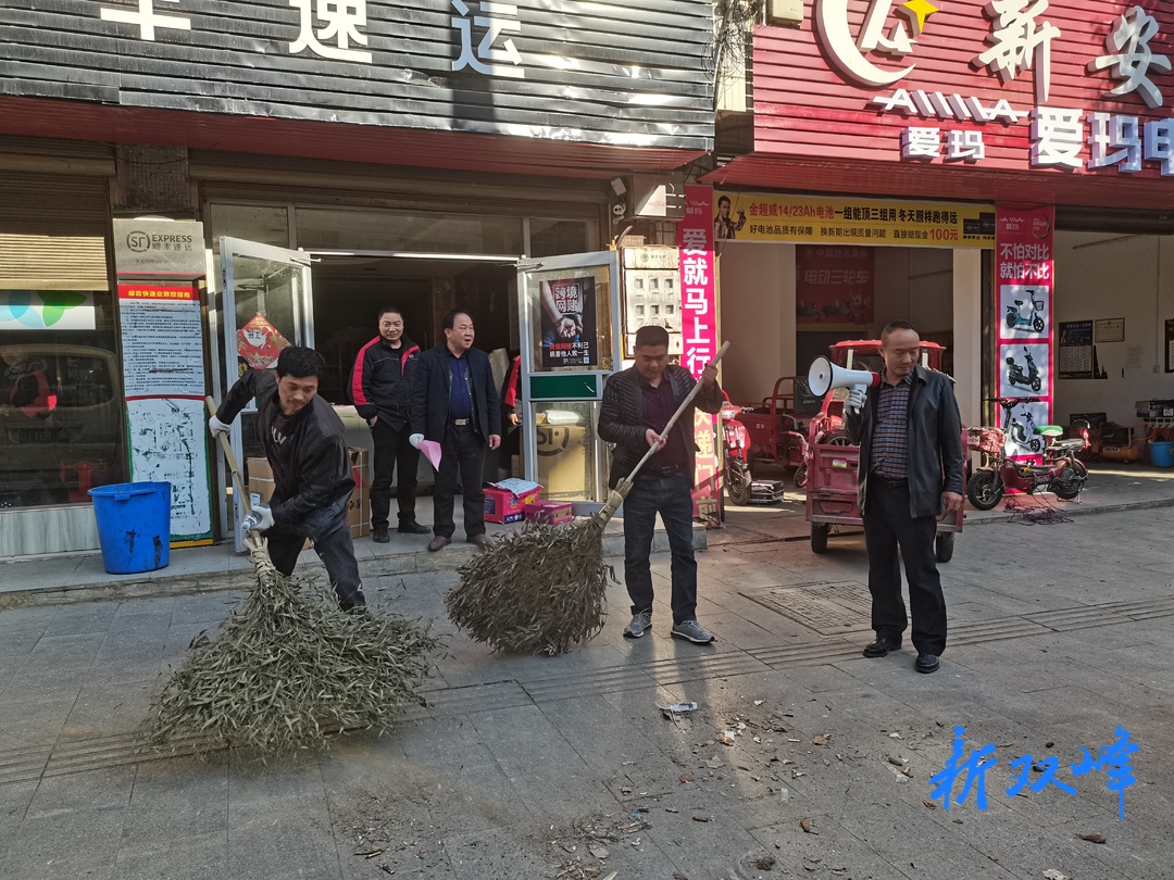 【我为群众办实事】洪山殿镇开展城区卫生大扫除