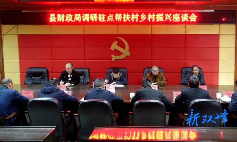 县财政局为乡村振兴帮扶“支招”