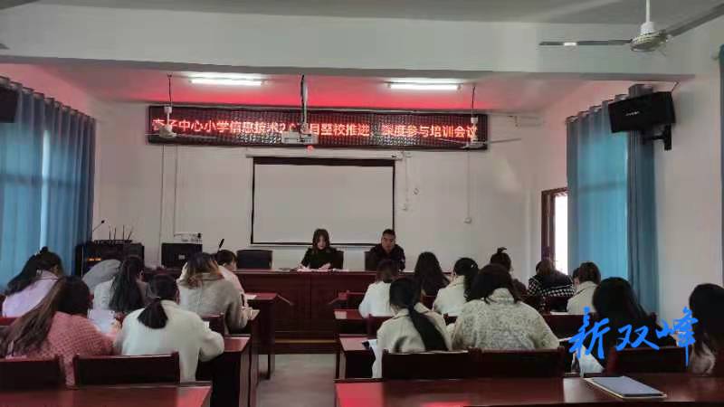 开展信息技术培训   杏子中心小学双减再发力