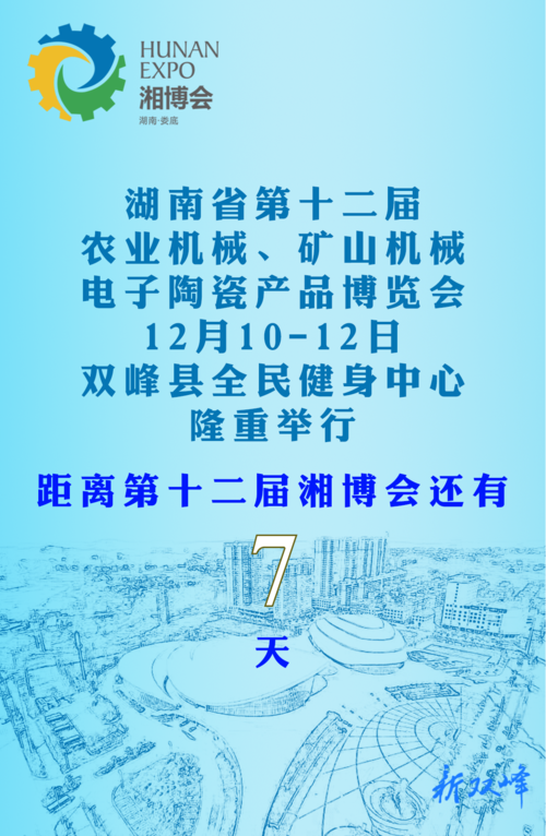 海報丨第十二屆湘博會開幕倒計時