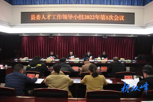 彭石清主持召开县委人才工作领导小组2022年第1次会议