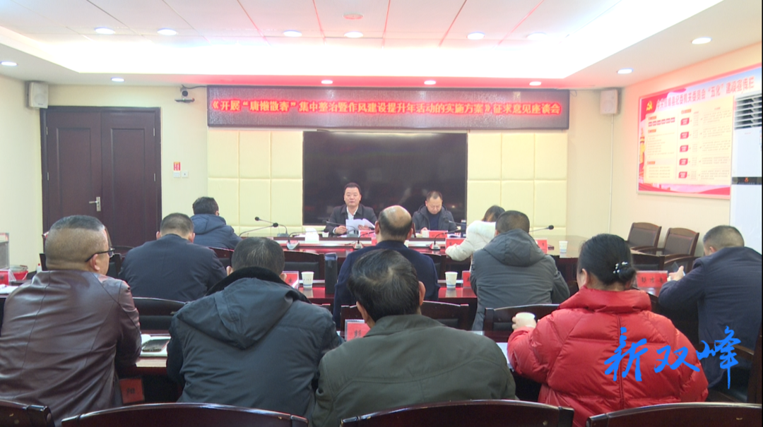 县纪委召开“庸懒散奢”集中整治暨作风建设提升年活动征求意见座谈会