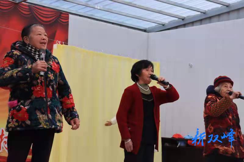 荷叶镇双鱼村开展“欢天喜地迎新年”文艺活动