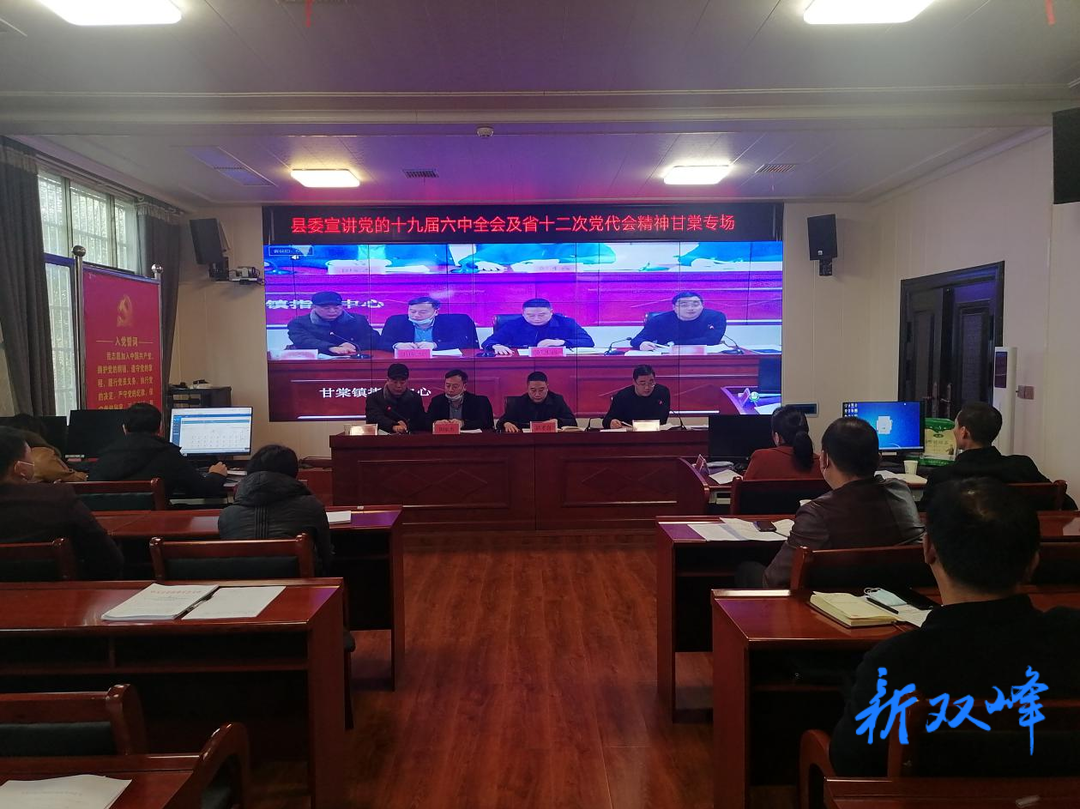 甘棠镇创新形式扎实推进党员冬春训工作