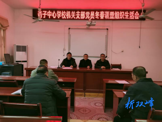 杏子中心学校党总支开展党员集训活动
