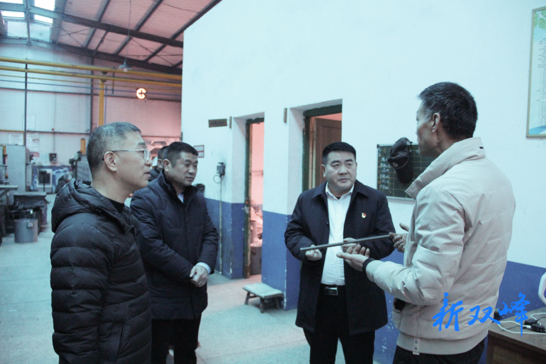 王德文到双峰县鸿远有色金属有限公司开展“纾困增效”调研走访