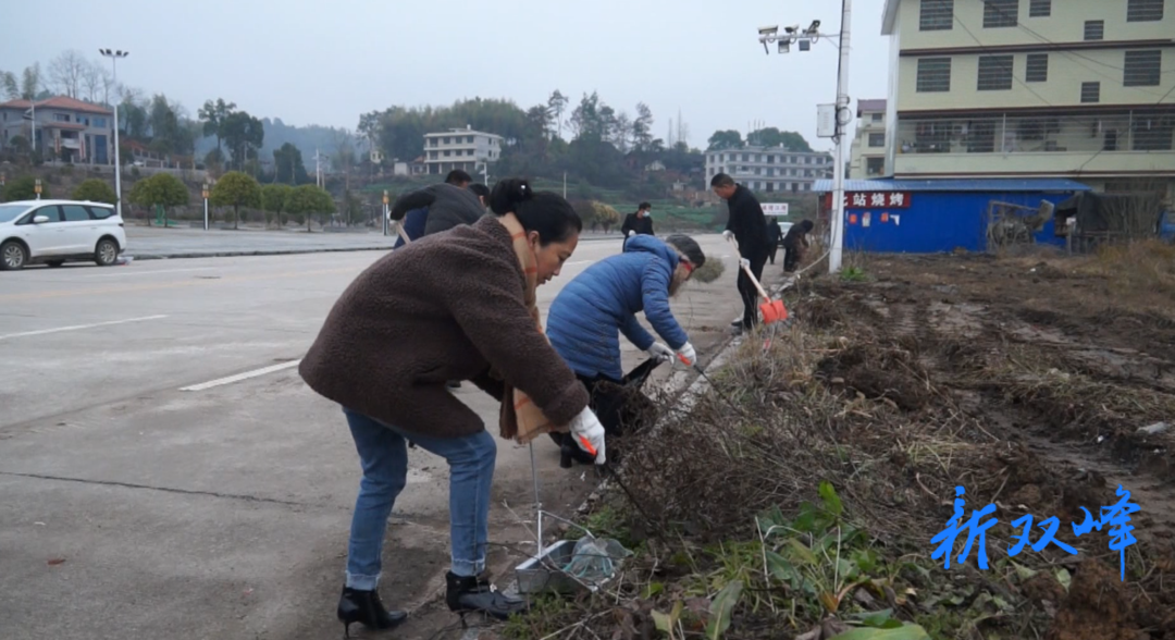 洪山殿镇开展环境卫生专项整治行动