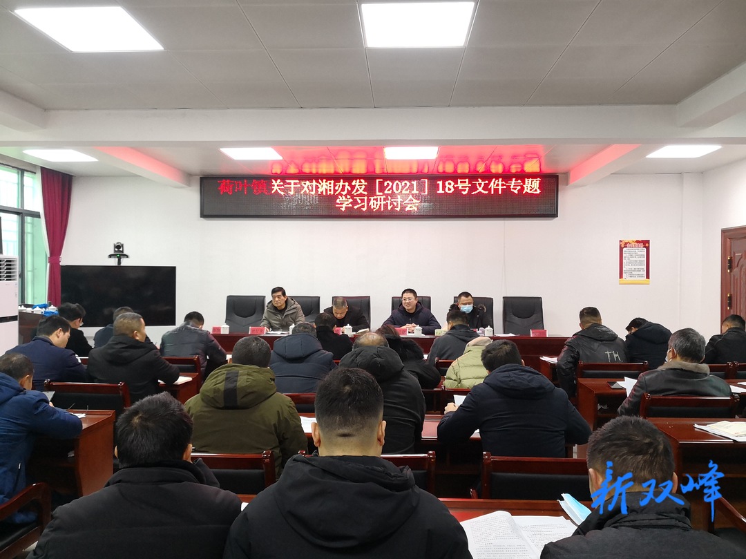 谋好先手棋 走好起步路：荷叶镇专题学习讨论发展壮大村集体经济