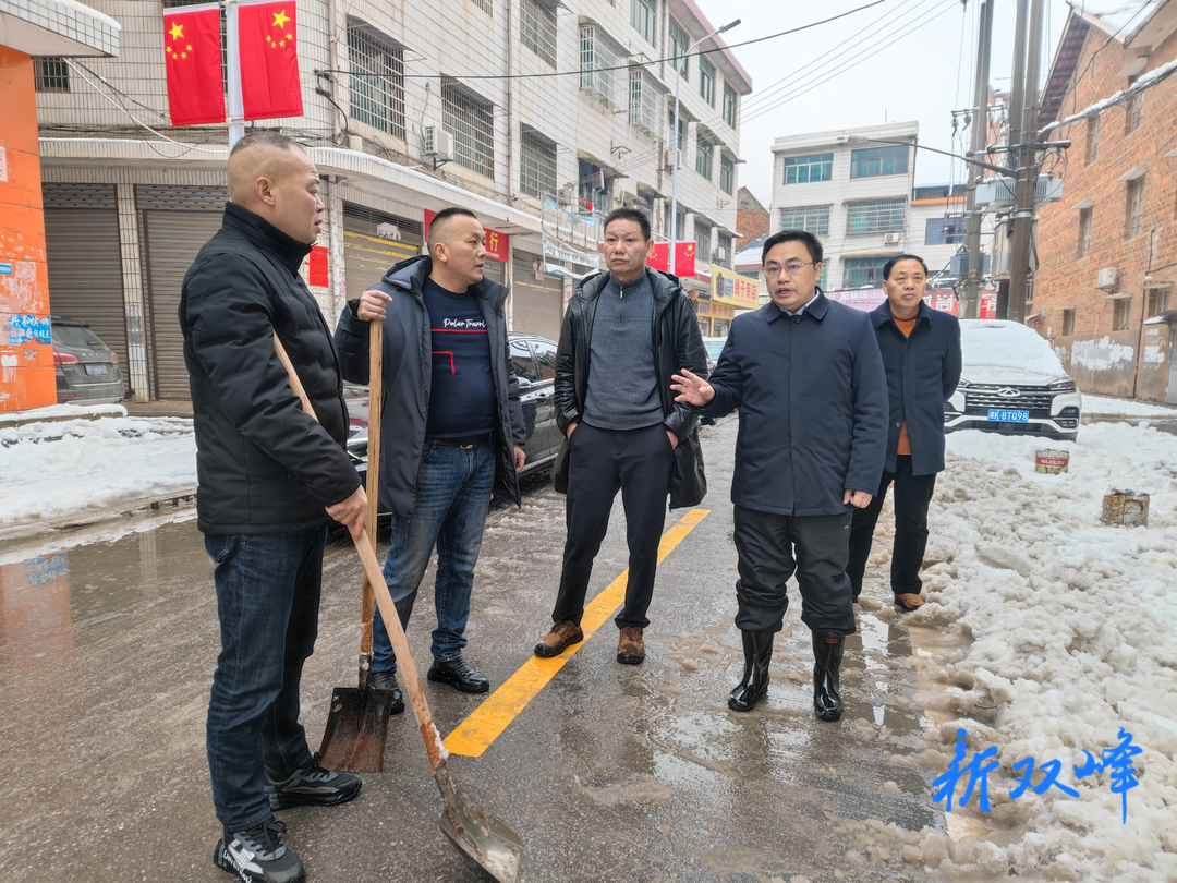 李基联督查除雪清障、保畅通保供电工作