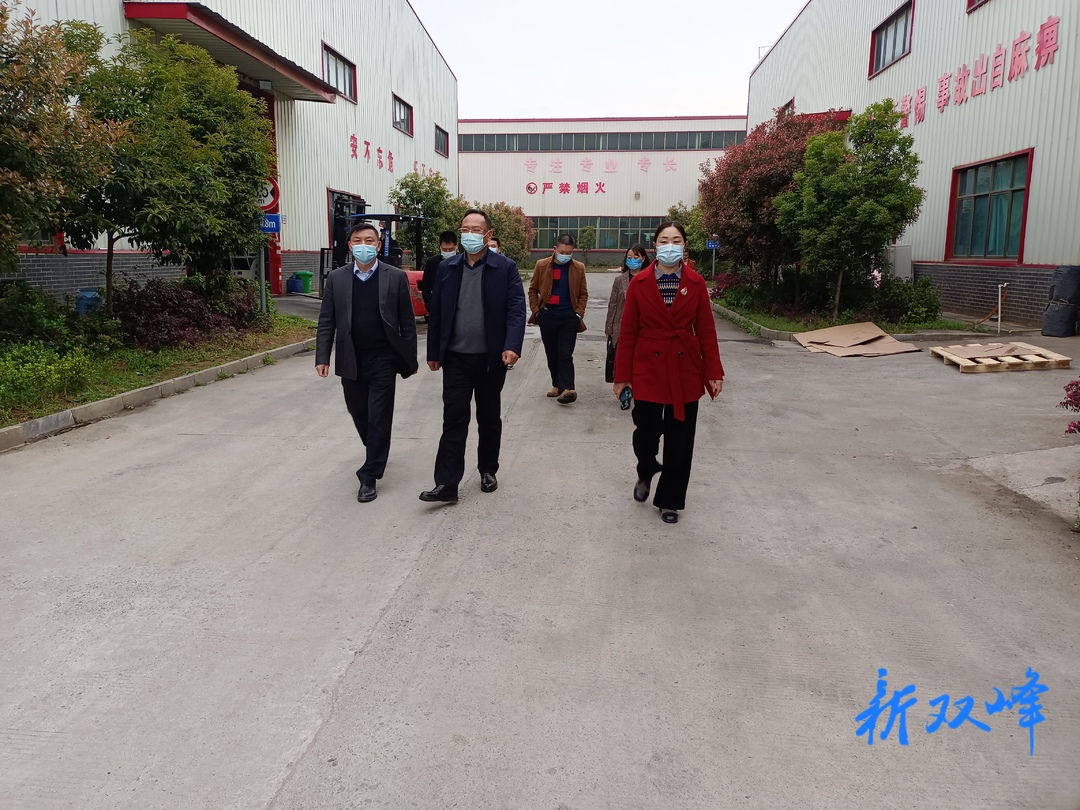 段平屏调研高新区挂点企业