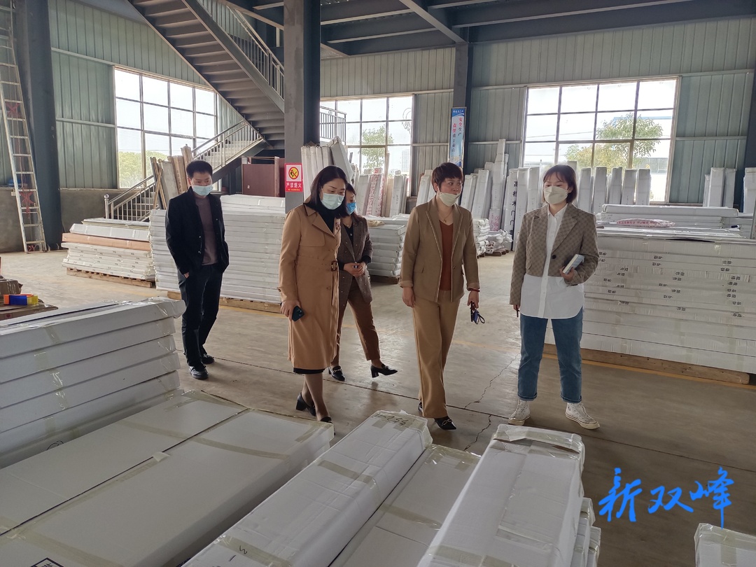 县领导到桑圆门业调研走访