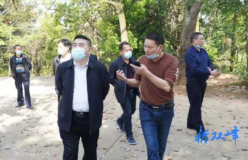 王德文调研县烈士公园及周边配套设施建设
