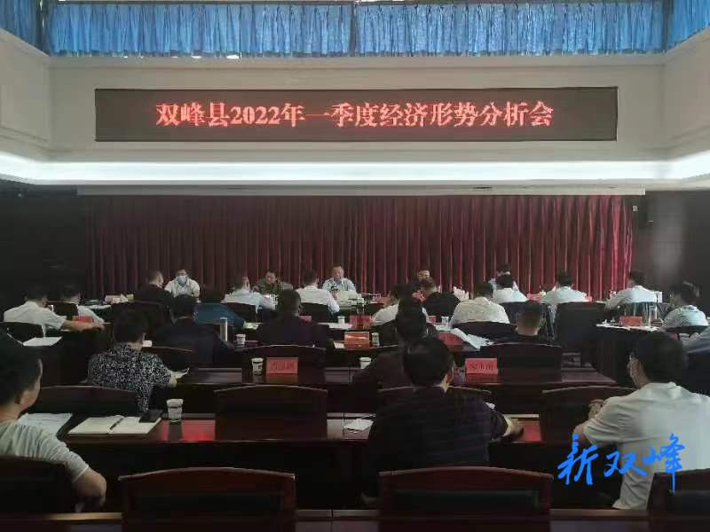 彭石清主持召开双峰县2022年一季度经济形势分析会：以时不我待、只争朝夕的精神真抓实干 确保经济运行在合理区间