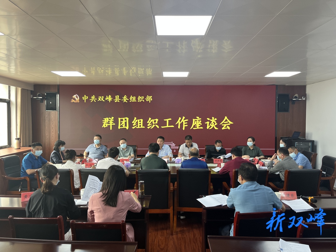 罗东锋主持召开群团组织工作座谈会