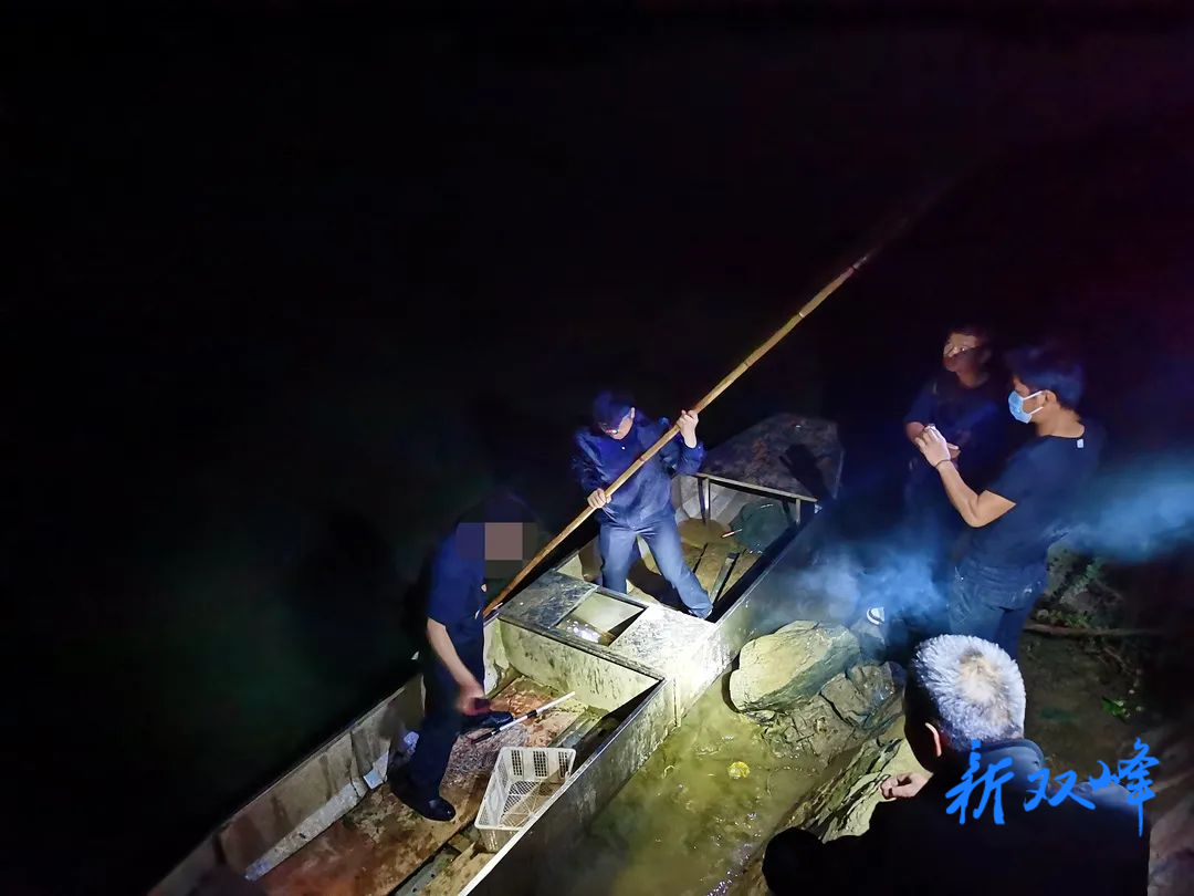 违法电鱼，两人被采取刑事强制措施