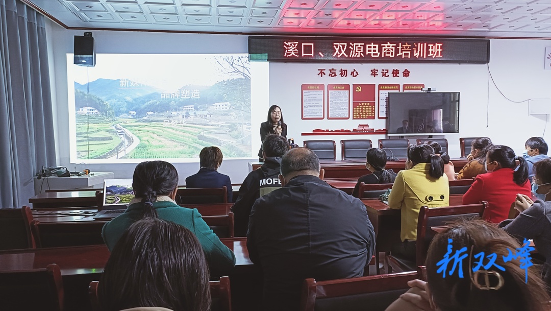 杏子铺镇溪口库区开展电商培训，助力乡村振兴