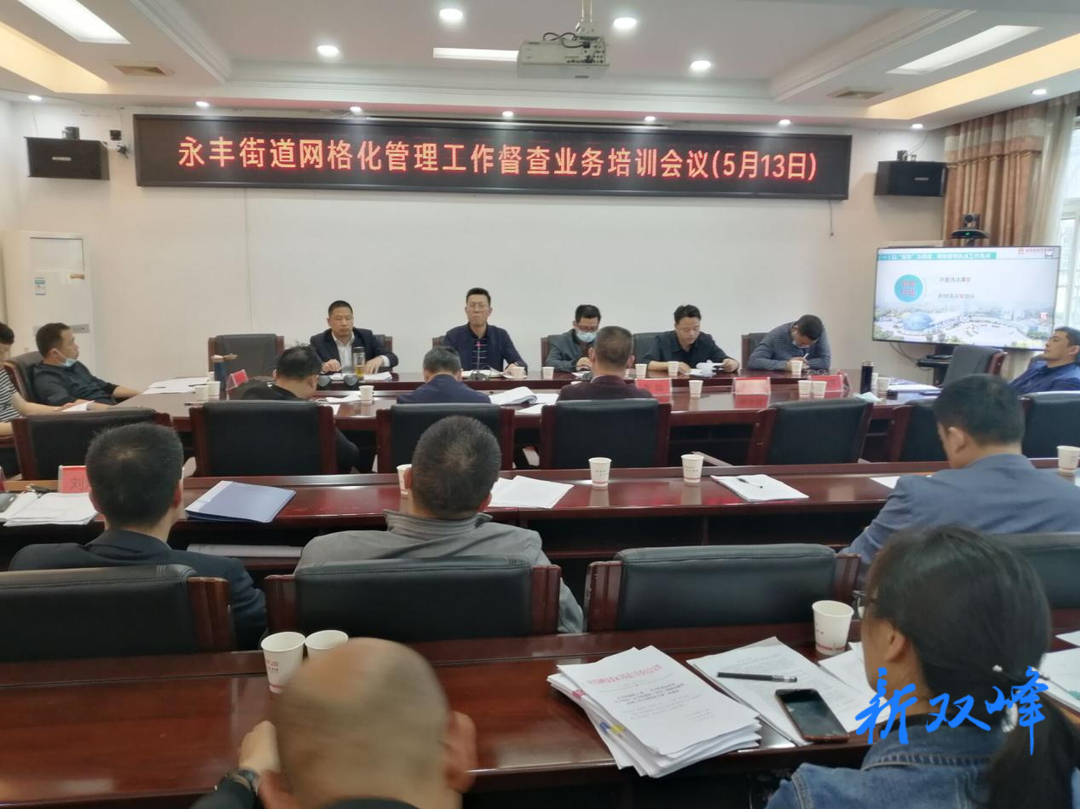 永丰街道组织网格化服务管理工作专项督查