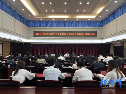 双峰召开庆祝中国共产主义青年团成立100周年青年代表座谈会
