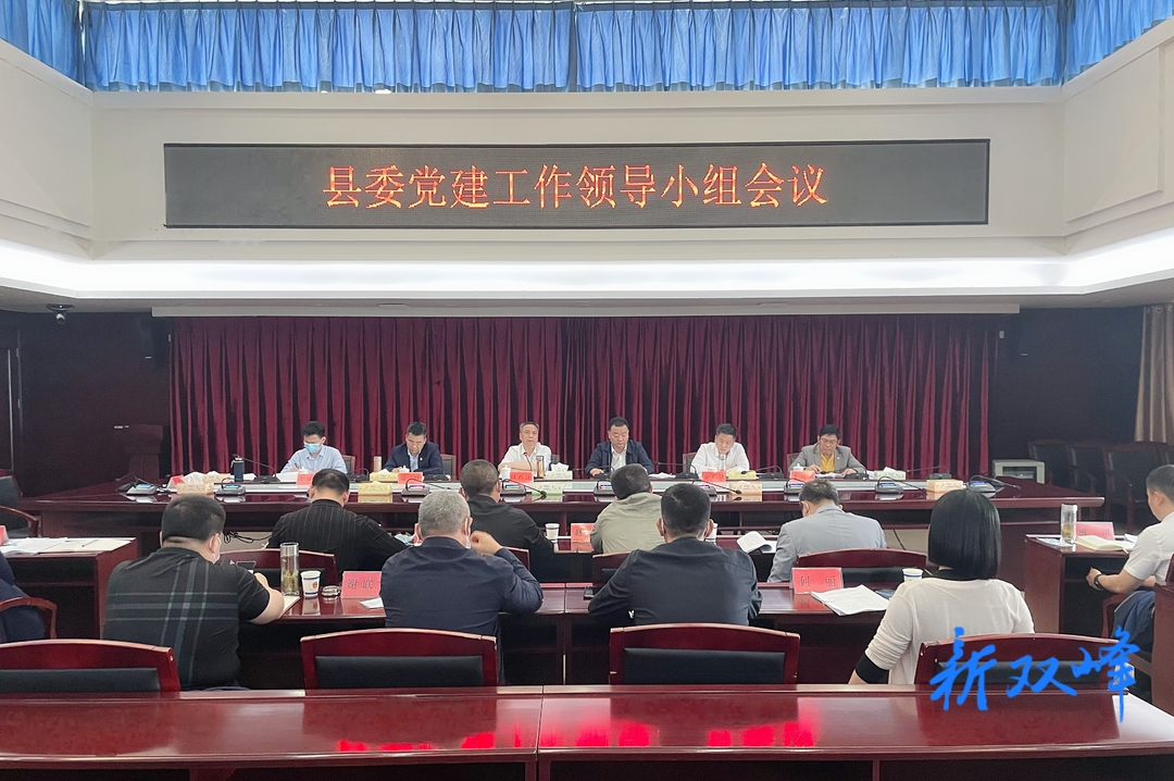 彭石清主持召开县委党建工作领导小组2022年第一次全体会议