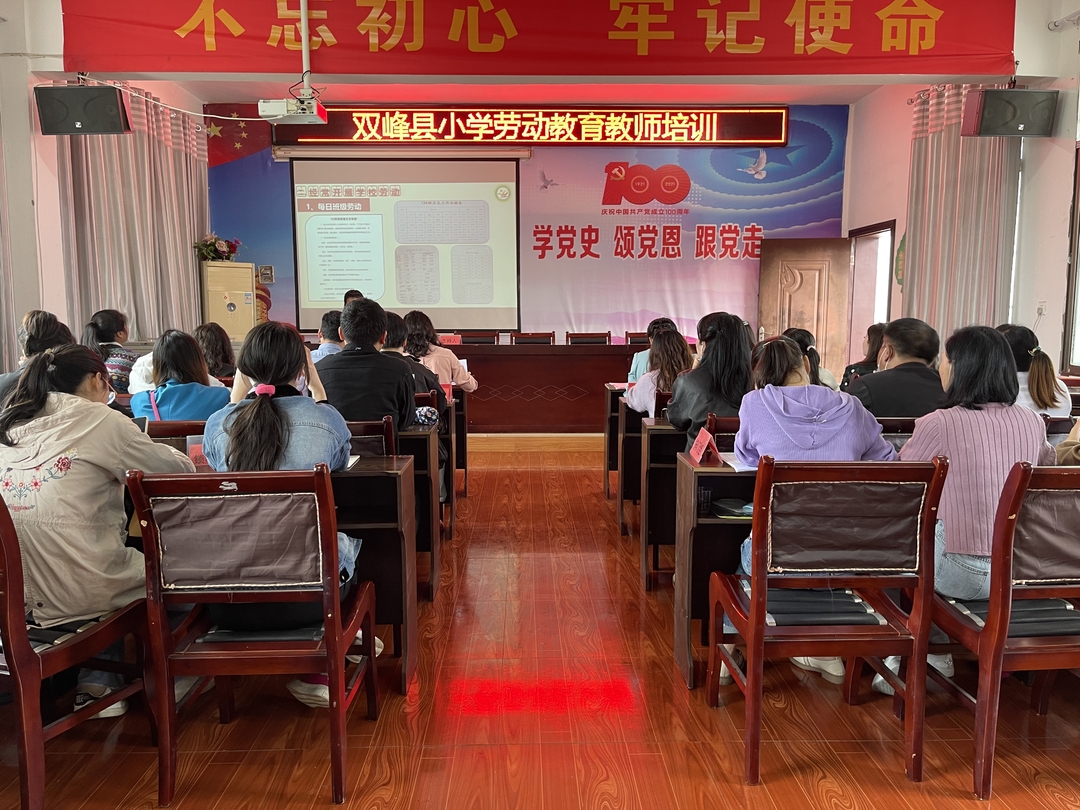 双峰县开展小学劳动教育教师培训