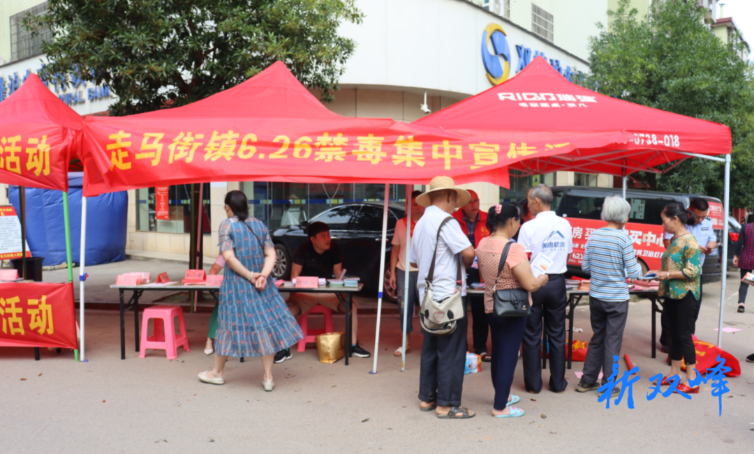 走马街镇“6.26”国际禁毒日活动有声有色