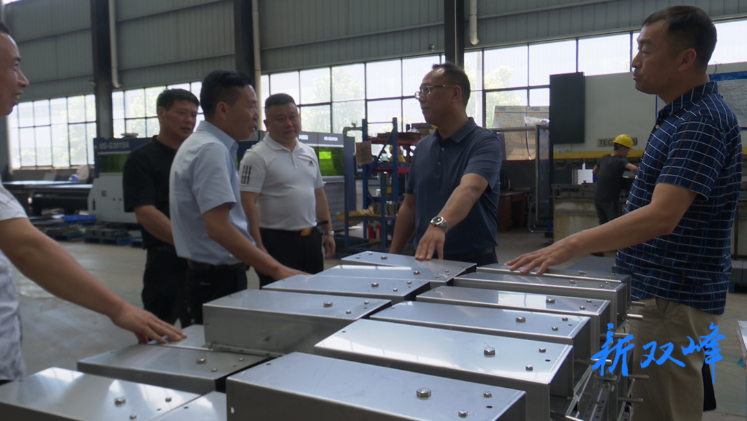 段平屏到高新区开展联企行动走访