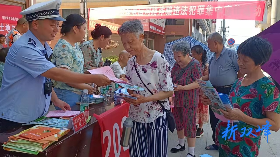 青树坪镇开展安全生产月咨询日宣传活动