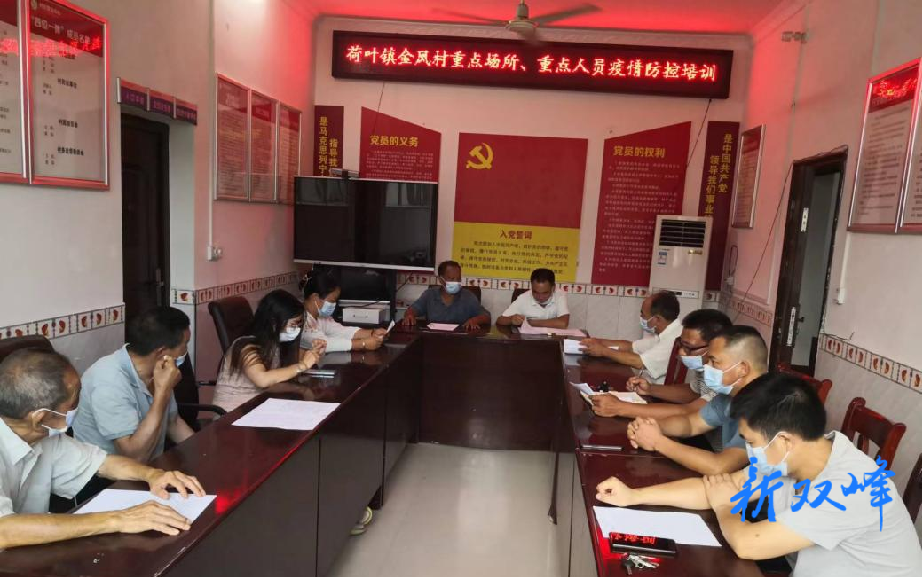 荷叶镇开展常态防疫宣传，守住向好形势
