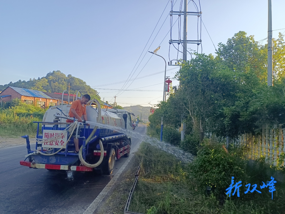 杏子铺镇：“抗旱保绿”守护绿色家园