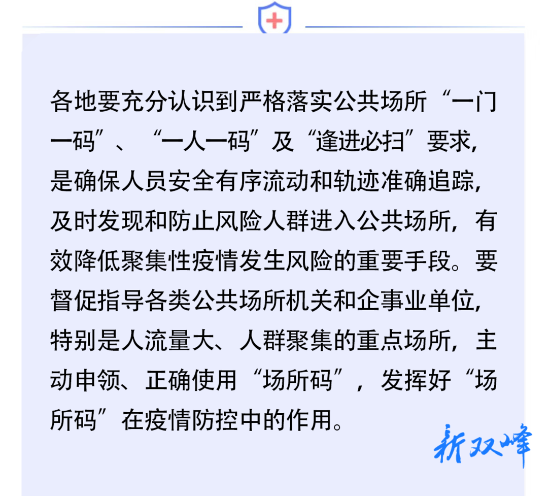 海报 | “场所码”使用管理指南