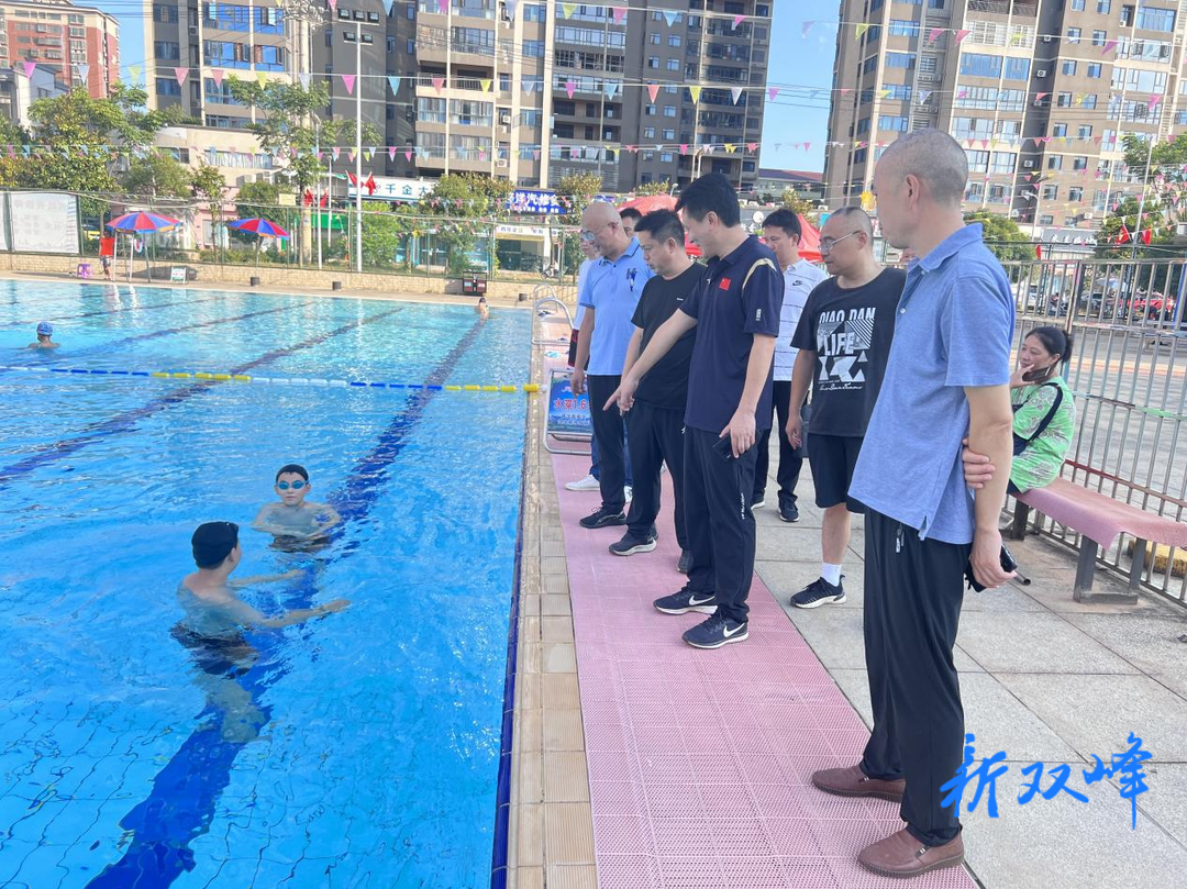 市文旅广体局来双峰督查防溺水和省运会备战工作