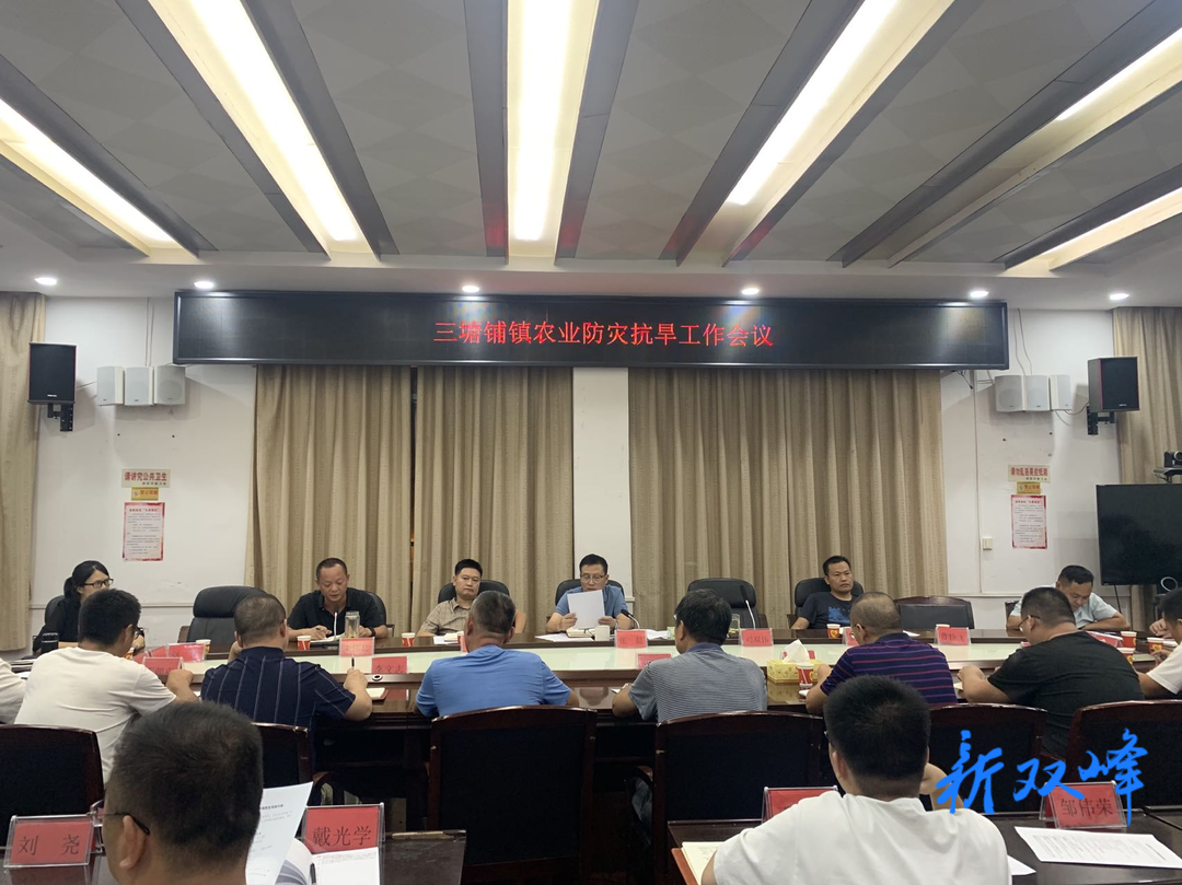 三塘铺镇全力做好防灾抗旱工作
