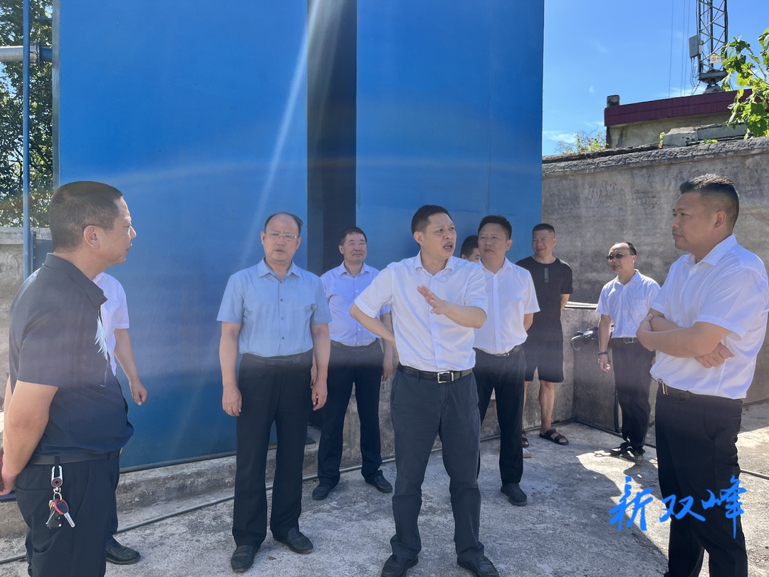 伍鹄来双峰调研抗旱工作：保群众用水 保秋粮丰收
