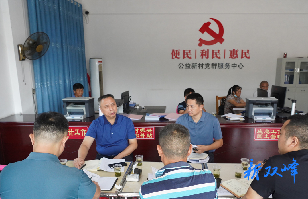 彭石清到洪山殿鎮調研反詐打跨、抗旱救災、重大風險防范化解等工作