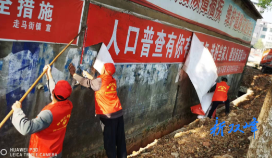 走马街镇开展环境卫生整治文明实践志愿服务活动
