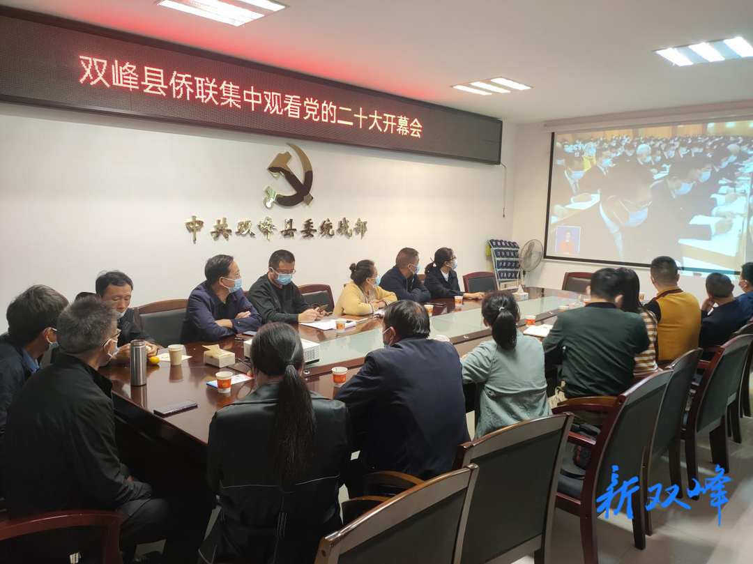 二十大时光丨双峰县侨联热议党的二十大报告