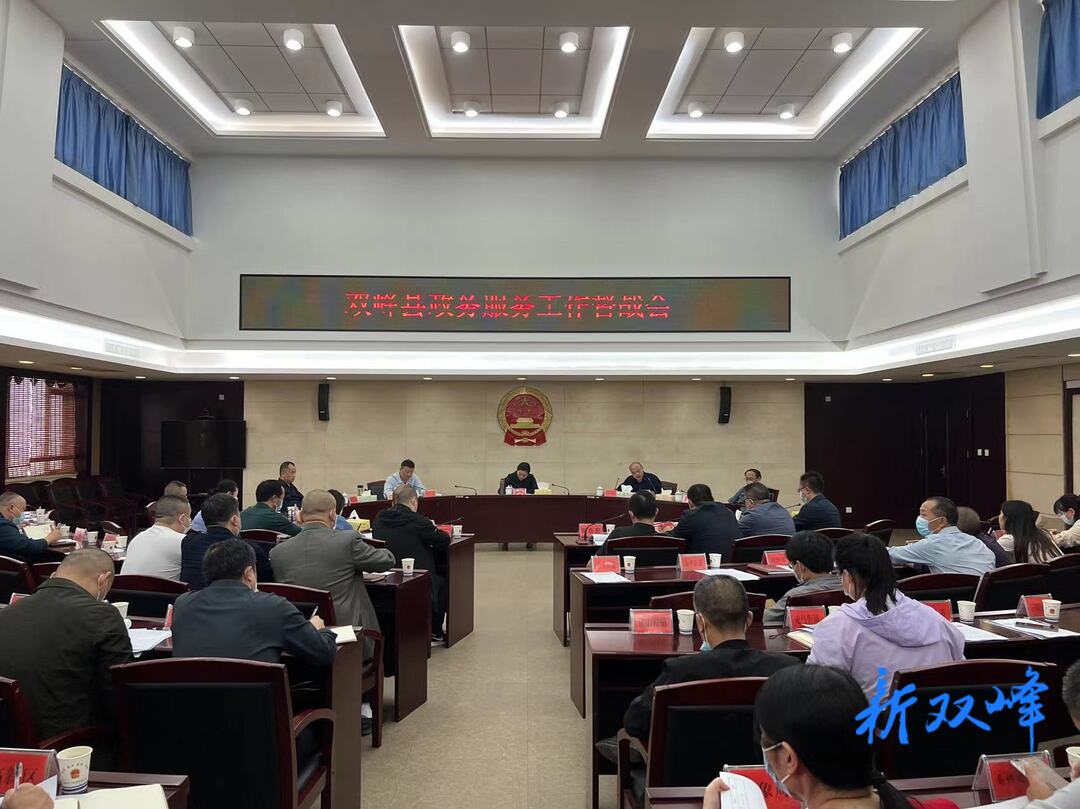 陈卫红主持召开全县政务服务工作督战会