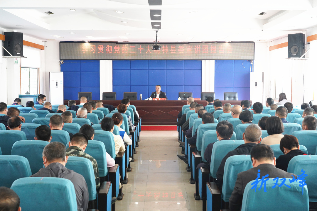 彭石清到永丰街道宣讲党的二十大精神